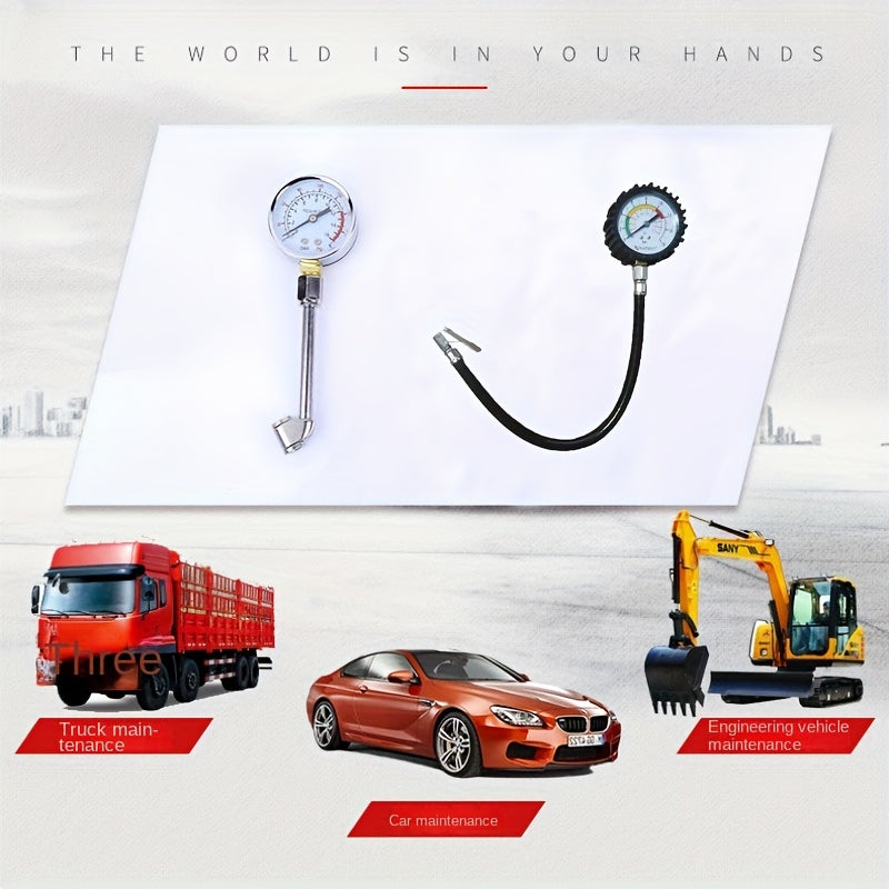 Portable Tire Pressure Gauge for Car Maintenance