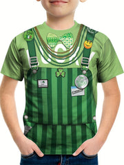 St Patrick's 3D Print Boy's Creative T shirt