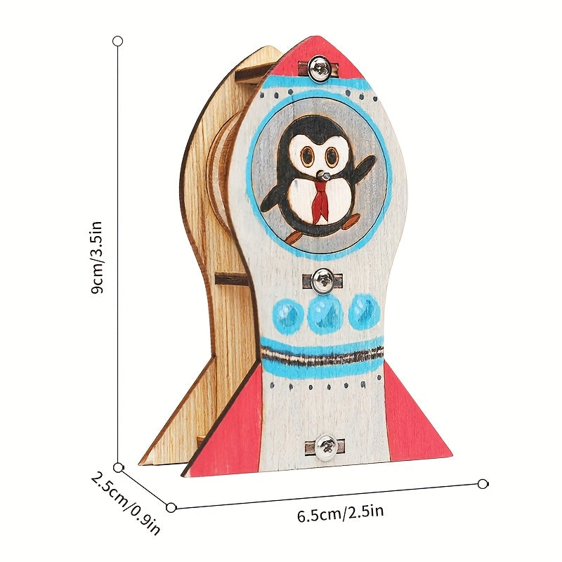 DIY Wooden Rocket & Project Kit