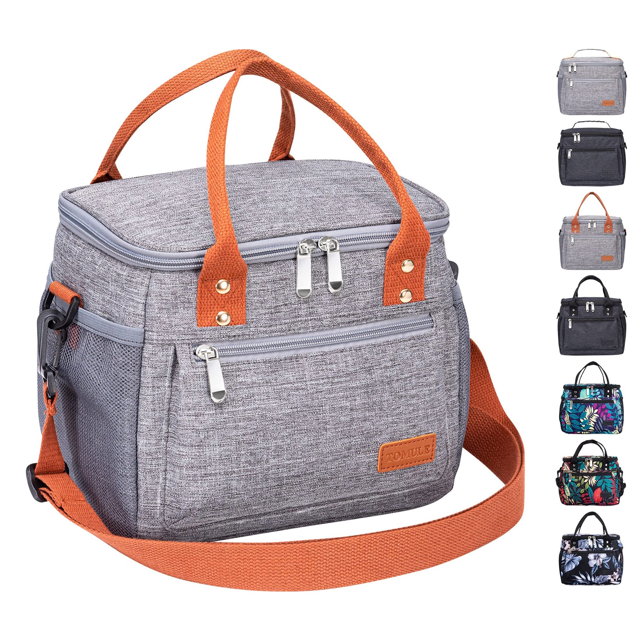 Insulated Lunch Bag for Work School Picnic Travel Beach Keeps Food Fresh