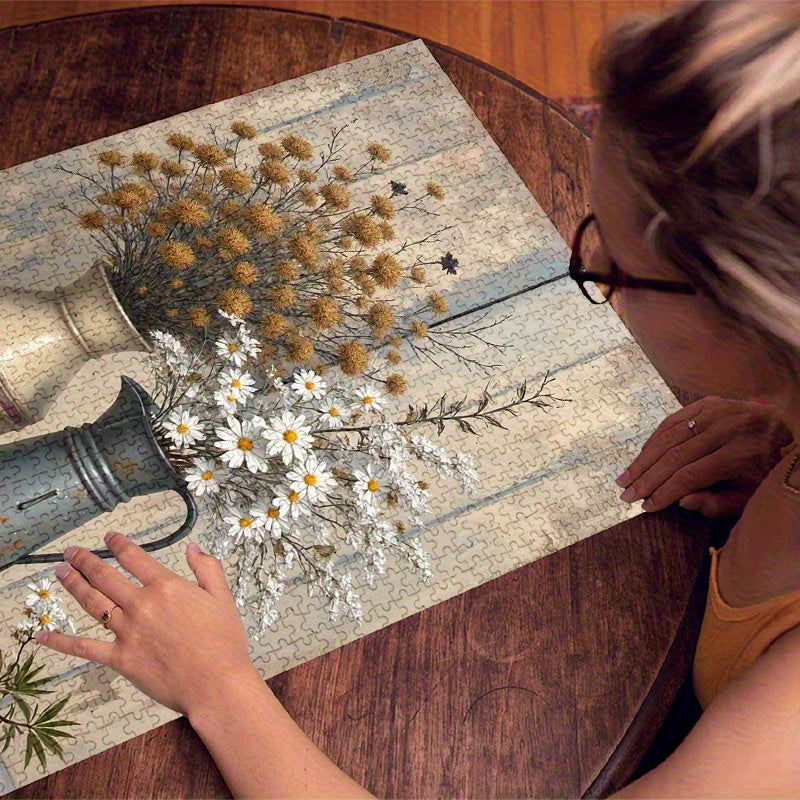 Vintage Floral Jigsaw Puzzle for Adults