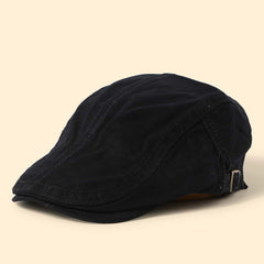 Cotton Solid Berets Cap Unisex Men Women's Cap Christmas Gift
