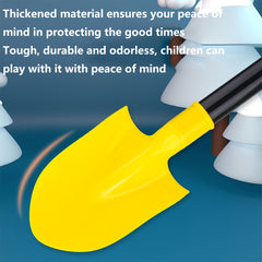 Yellow Kids Beach & Snow Shovel Durable Thick Plastic Outdoor Toy