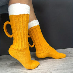 Knitted Plush Socks Warm & Cozy Women's Stockings