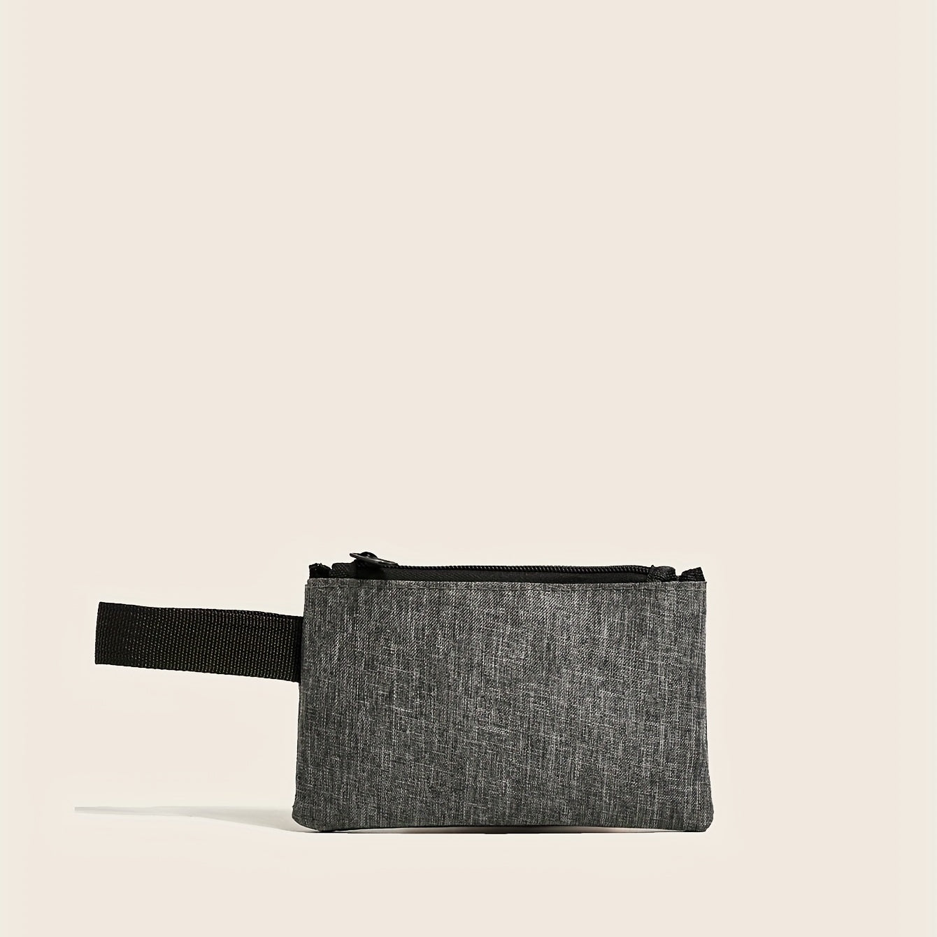 Kids Solid Short Wallet Earphone Key Bag
