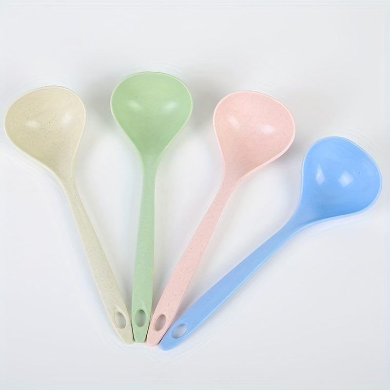 Comfortable Grip Soup Ladle Spoon - Cooking & Serving Spoon for Soup, Chi