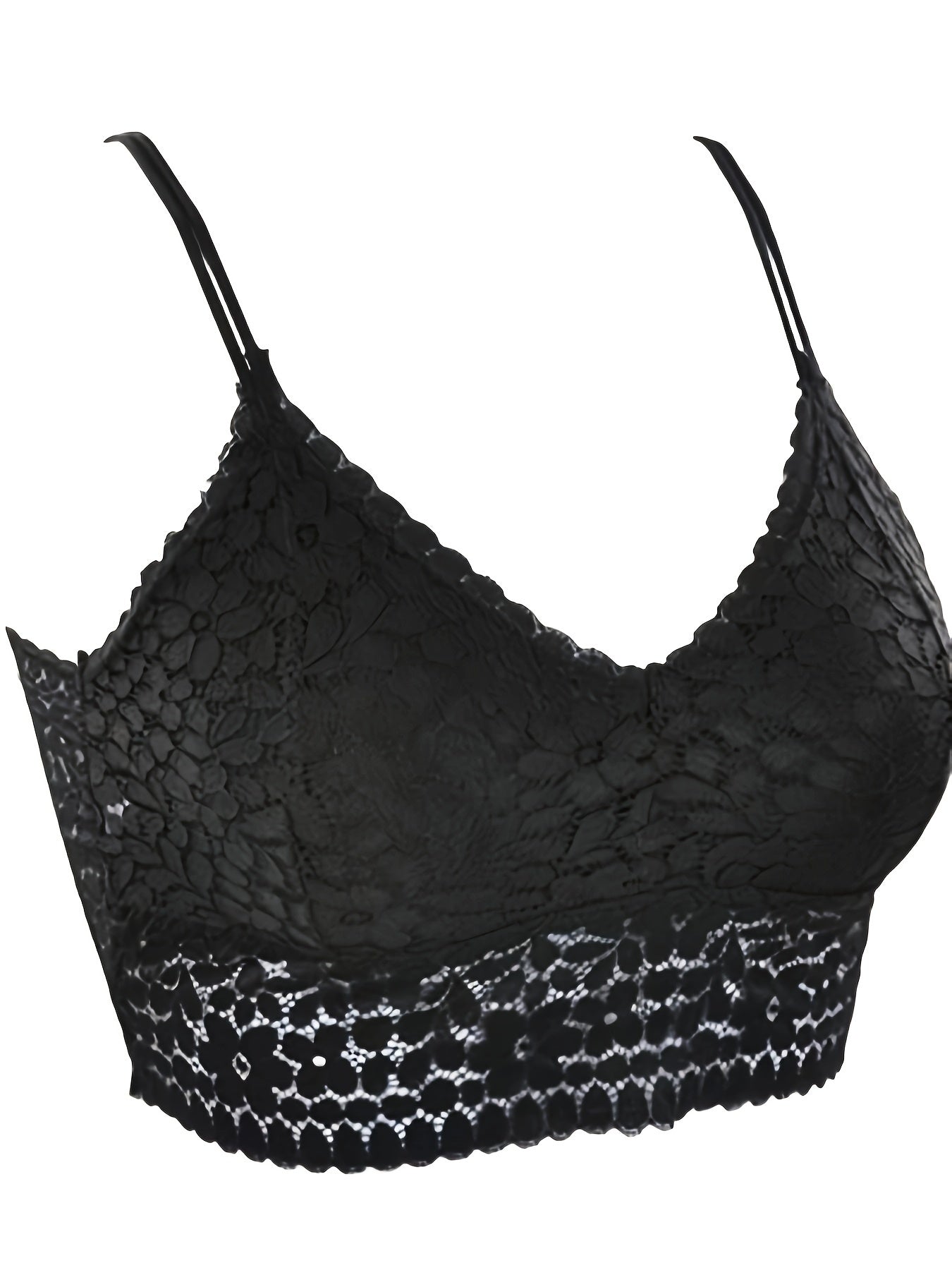 2pcs Wireless Lace Bras Women's Lingerie Set