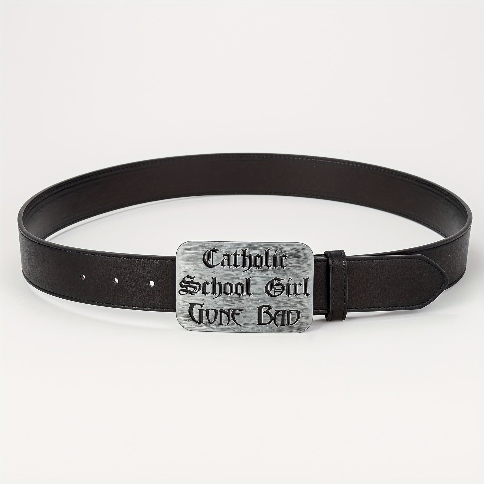 Men's PU Leather Buckle Belt for Outdoor Party Holiday