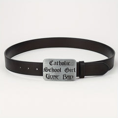 Men's PU Leather Buckle Belt for Outdoor Party Holiday