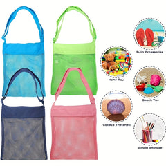 Colorful Mesh Beach Bags 10 13in 25 4 33 02cm Breathable Tote Bags