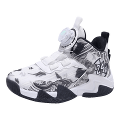 Boys' Basketball Shoes with Rotating Button