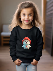 OERYUI Baby Bear Graphic Sweatshirt Comfy Pullover Kids Clothes