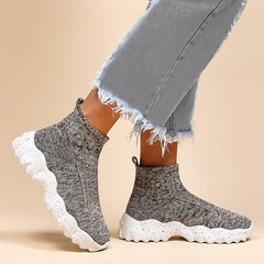 Women's Anti-slip Knit High Top Shoes