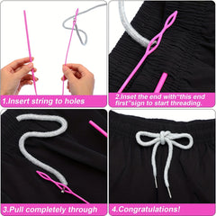 4pcs Drawstring Replacement Hoodie String Cord Shorts Drawstrings 54cm Long