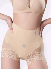 Lace Shaping Panties High Waist Tummy Control Underwear