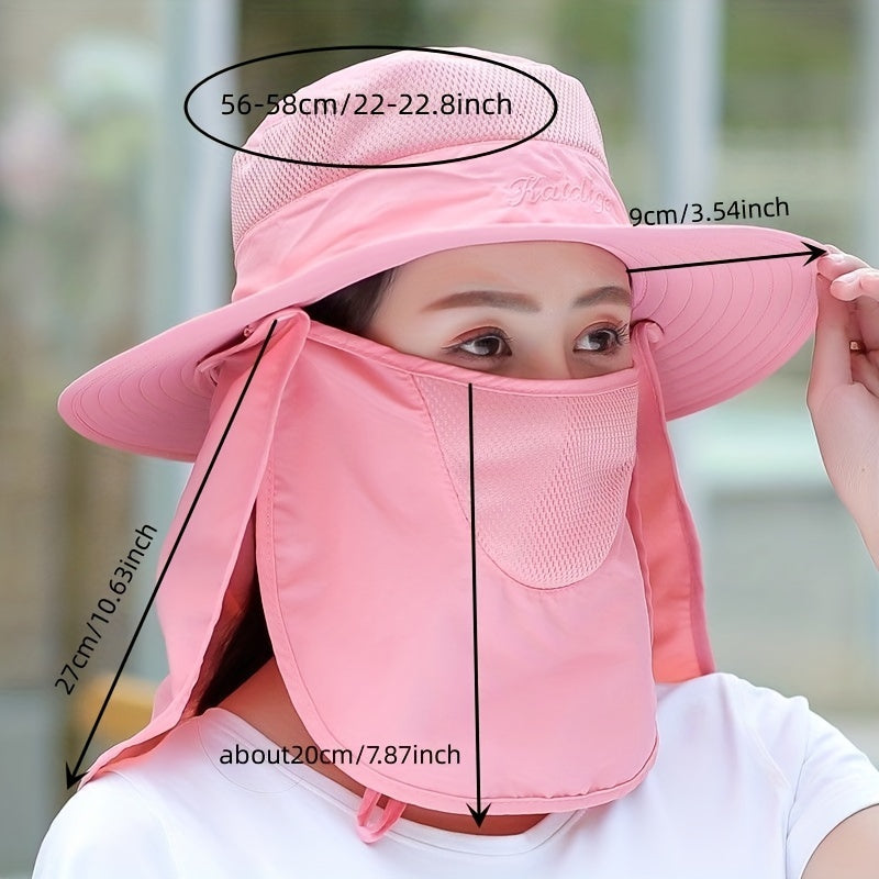 Wide Brim Visor Hat Sunscreen UV Protection Sun Hats