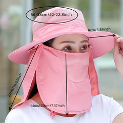 Wide Brim Visor Hat Sunscreen UV Protection Sun Hats