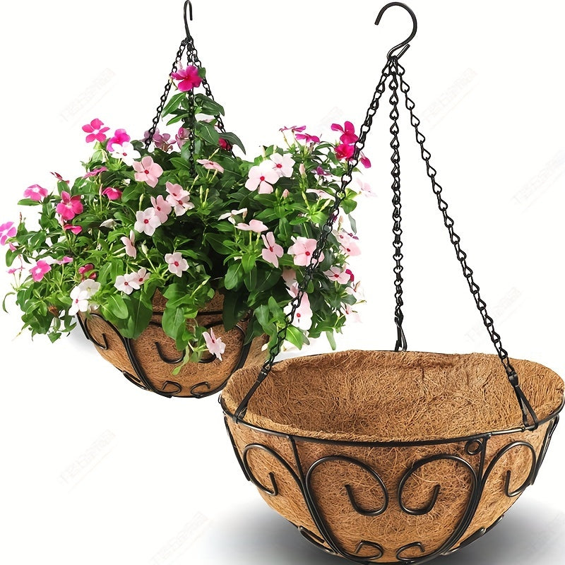 Outdoor Barbecue Flower Pot Chain Double Hook Iron Chain