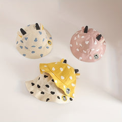 Toddler Cow Sunshade Bucket Hat, 18-60 Months
