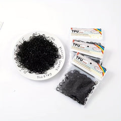 900pcs Kids' Disposable Hair Ties - Perfect Hair Accessory