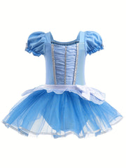 Cotton Sweet Short Sleeve Ballet Tutu Leotard Princess Dress
