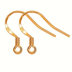50pcs Stainless Steel Ear Hook Earring Findings Clasps DIY Supplies Accessories