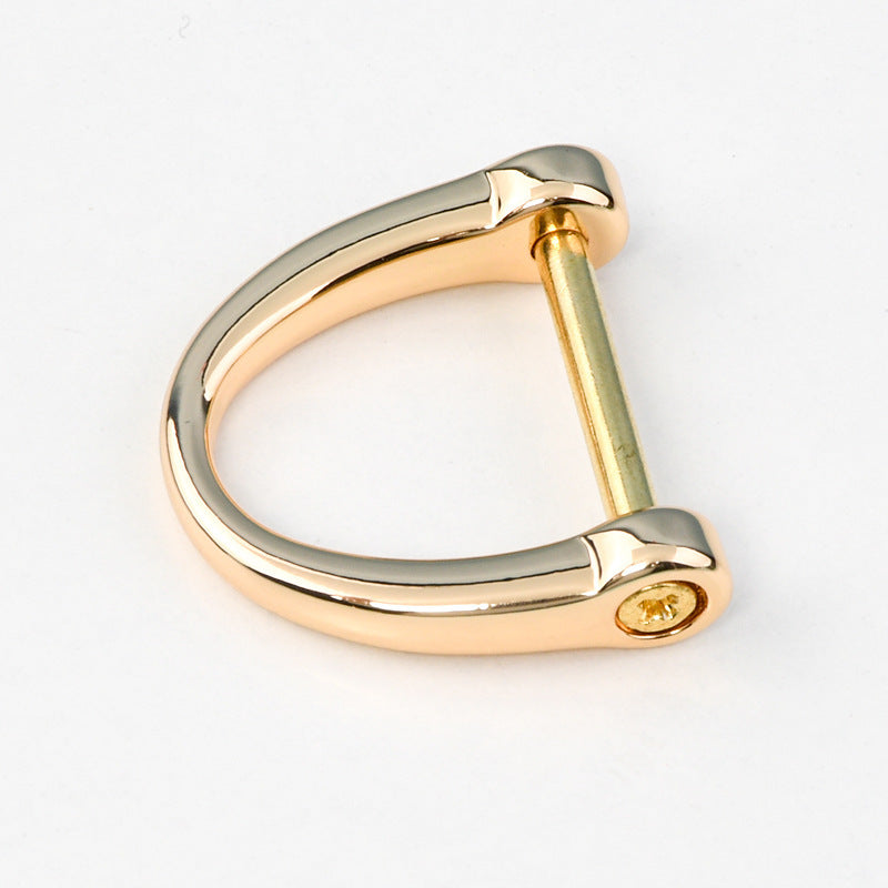 D Metal Buckle Carabiner Key Chain for Outdoor Camping