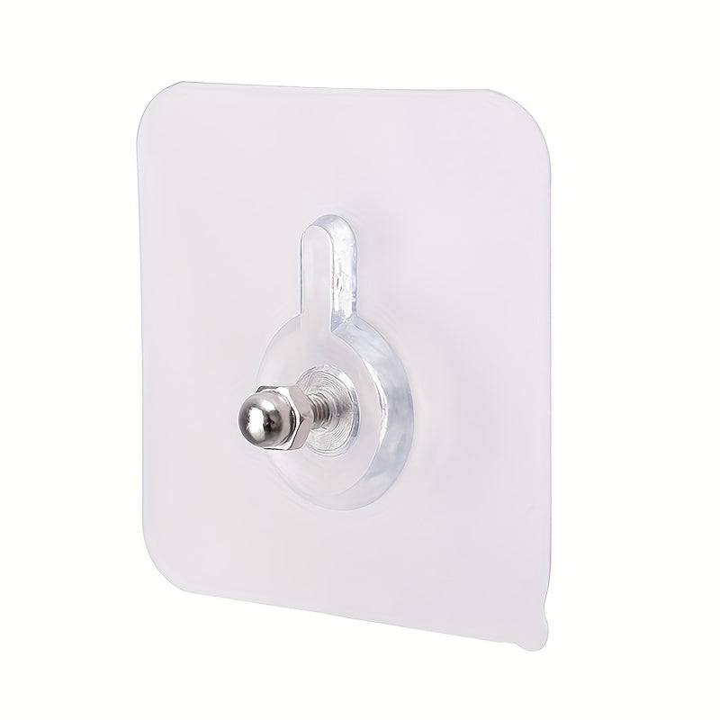 10pcs Seamless Adhesive Wall Hooks No Drilling Non Trace Hanging
