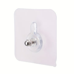 10pcs Seamless Adhesive Wall Hooks No Drilling Non Trace Hanging