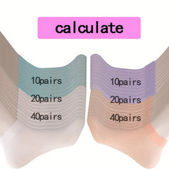 Soft Candy Short Socks for Women Comfortable Thin Crew Ankle Stockings
