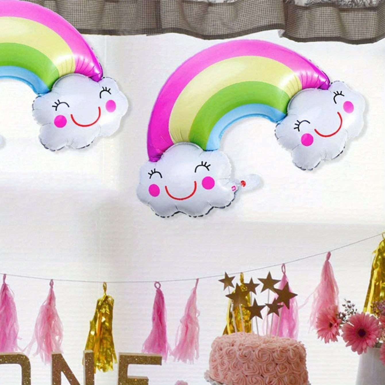 Rainbow Cloud Balloon for Birthday Party Decorations