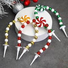 1pc Christmas Artificial Candy Cake Decoration DIY Baking Party Supplies