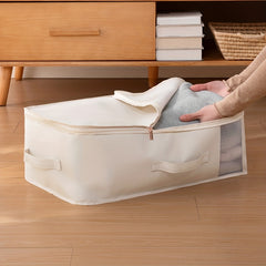 Foldable Quilt Clothes Storage Bag Clothing Packing Bag With Handle
