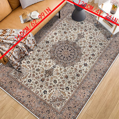 Vintage Rustic Area Rug Traditional Oriental Non Shedding