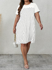 Boho Dress Women's Plus Short Sleeve Summer Dress