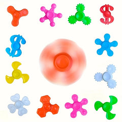 Spinning Top Toys - Set of 24 - Fun Hand Spinning Toys for Parties and Games