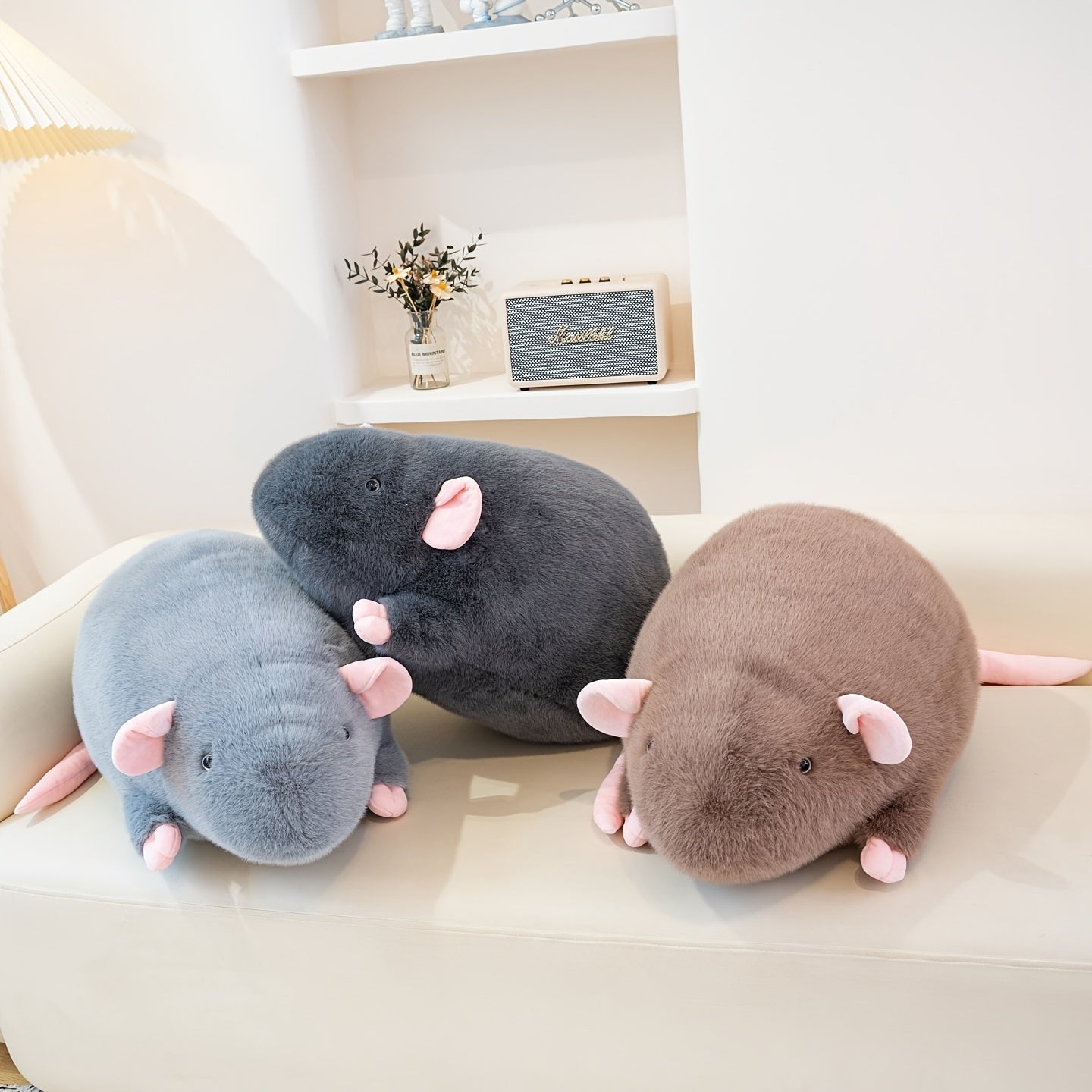 Cartoon Mouse Plush Toy Soft Stuffed Animal Ideal Gift for Kids