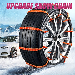 12pcs Snow Chain Wheel Tie Car Tire Chain Winter Snow Chain Non slip Plastic