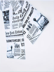 Newspaper Print High Waist Butt Lifting Yoga Leggings
