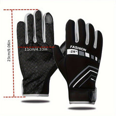 Cycling Sports Gloves Anti Slip Touch Screen Full Finger Autumn Winter Warm