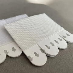 12pcs Double Sided Adhesive Strips for Wall Hooks - Removable Adhesive