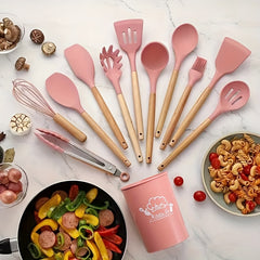 12pcs Silicone Utensil Set Kitchen Utensil Set Safety Cooking Non Stick