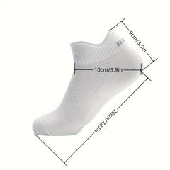 Men's Mid Crew Sport Socks 5 Pairs Nylon Sweat Absorbing Breathable Socks