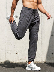 Camo Drawstring Joggers Active Pant Breathable Athletic Pants Men