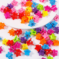 100pcs Star Hair Clips for Baby Girls Holiday Hair Accessories