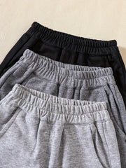 Boys Letter Print Sport Pants Set Soft Breathable Sweatpants Kids Clothes