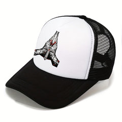 Cross Print Breathable Sun Hat Casual Baseball Cap Men's Net Hat