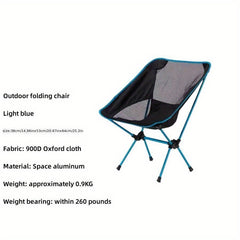 Portable Outdoor Folding Chair Reclining Compact Ultralight Camping Chair