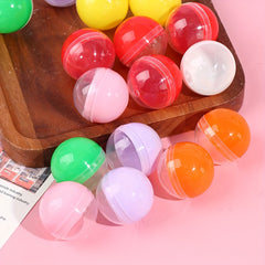 100Pcs Plastic Toy Vending Capsules Clear Round Ball