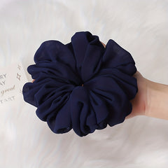 Chiffon Rubber Band Large Bow Hair Scrunchie Hijab